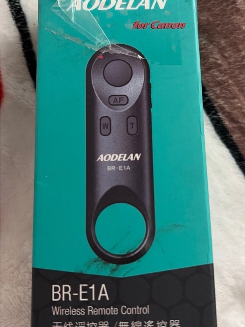 Aodelan BR-E1A Wireless Remote Control - Black NIB